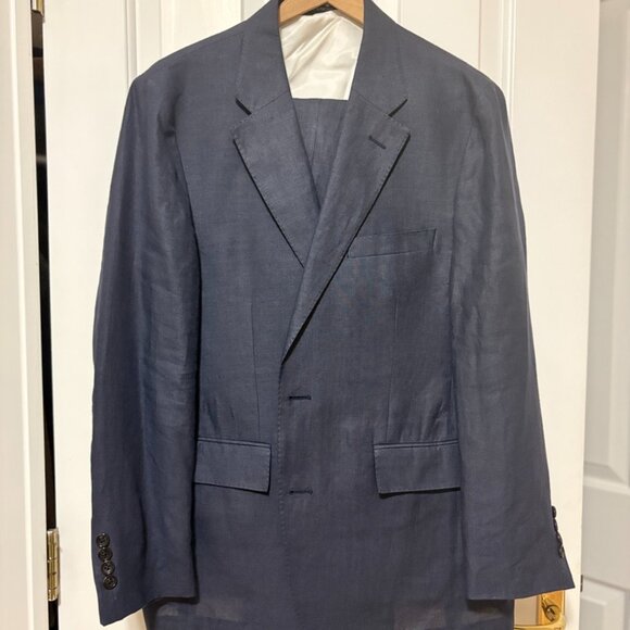 Todd Snyder Hemp Suit. Altered, with tags